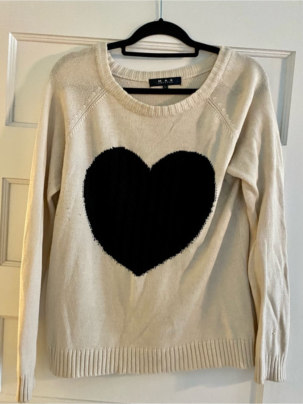 Very Cute Heart Knit Sweater